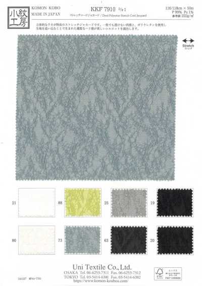 KKF7910 Jacquard côtelé extensible
