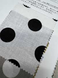 28097 Lin Loomstate L Dot Print Chintz Finish[Fabrication De Textile] SUNWELL Sous-photo