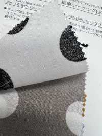 28097 Lin Loomstate L Dot Print Chintz Finish[Fabrication De Textile] SUNWELL Sous-photo