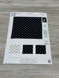 KCP682-D16 Rayonnette Impression Monochrome[Fabrication De Textile] Uni Textile(Atelier Komon) Sous-photo