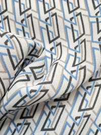 KKP2046-D107 Dos Satin Rugosité Surface Impression Multicolore[Fabrication De Textile] Uni Textile(Atelier Komon) Sous-photo