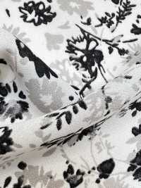 KKP2046-D105 Dos Satin Rugosité Surface Impression Multicolore[Fabrication De Textile] Uni Textile(Atelier Komon) Sous-photo