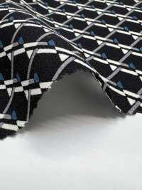 KKP2046-D143 Dos Satin Rugosité Surface Impression Multicolore[Fabrication De Textile] Uni Textile(Atelier Komon) Sous-photo