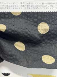 KCP808MW-DK-61 Coton 80% Linon Imprimé Miracle Wave[Fabrication De Textile] Uni Textile(Atelier Komon) Sous-photo