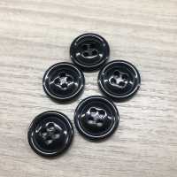 8022 Bouton Brillant à 4 Trous En Résine D