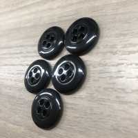 8022 Bouton Brillant à 4 Trous En Résine D
