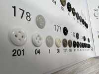 172 Bouton Sans Bordure à 4 Trous En Résine D