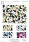 KCP103-DKD-553 Lawn coton 80 imprimé Miracle Wave