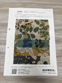 28090 Lin Loomstate Avec Imprimé Floral Et Finition Angel Soft[Fabrication De Textile] SUNWELL Sous-photo