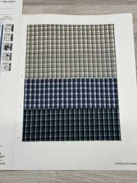 44015 Maruude Cotton Light Weather Cross Stripe & Check[Fabrication De Textile] SUNWELL Sous-photo