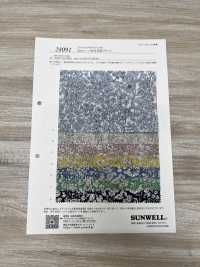 28091 Toile à 60 Fils, Imprimé Floral Unicolore[Fabrication De Textile] SUNWELL Sous-photo