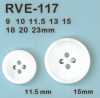 RVE117 Bouton à 4 trous en coquille d’eau douce