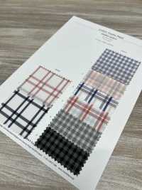 3SG002 Plaid En Popeline De Coton[Fabrication De Textile] Chambray Sous-photo