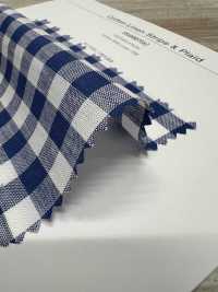 3SG007(6) Rayures Et Carreaux En Coton/lin[Fabrication De Textile] Chambray Sous-photo
