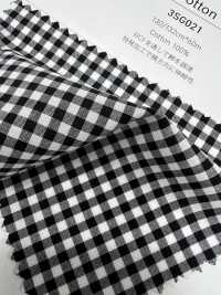3SG021 Plaid Vichy En Coton Stretch Naturel[Fabrication De Textile] Chambray Sous-photo