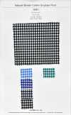 3SG021 Plaid Vichy En Coton Stretch Naturel