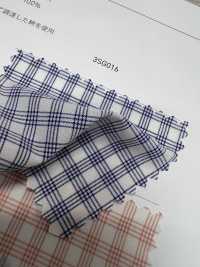 3SG016 Plaid En Popeline De Coton[Fabrication De Textile] Chambray Sous-photo