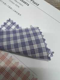 3SG016 Plaid En Popeline De Coton[Fabrication De Textile] Chambray Sous-photo