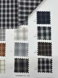 3SG034 Plaid En Polyester/coton[Fabrication De Textile] Chambray Sous-photo