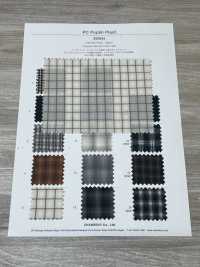 3SG034 Plaid En Polyester/coton[Fabrication De Textile] Chambray Sous-photo