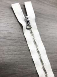 4-N-CO-OR WALDES® Vintage Zipper, Nickel Silver, Taille 4, Ruban En Coton, Ouvert[Fermeture éclair] Attache Asahi Sous-photo