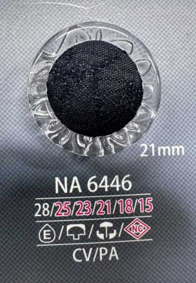 NA6446 Bouton recouvert à combinaison capuchon et tige fermée