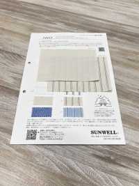 14413 10 Fils Simples En Coton Oxford Avec Traitement Au Silicone Et Traitement Au Lave-linge Artisanal[Fabrication De Textile] SUNWELL Sous-photo