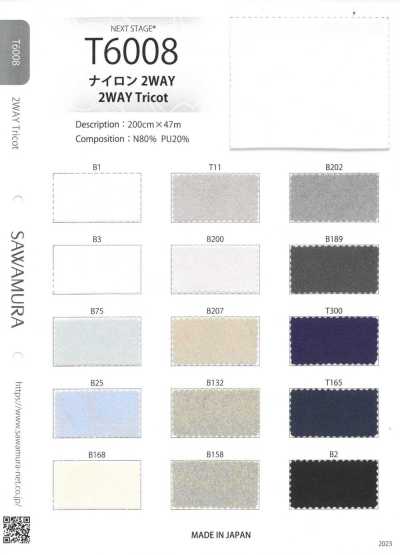 T6008 Nylon 2 directions