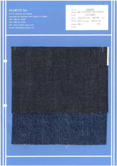 AB60S Selvedge vintage 60s