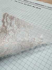 24385-T15 Tulle Transparent En Dentelle Brodée Kyowa Lace Sous-photo