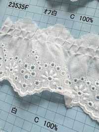 23535F Dentelle à Volants En Coton Kyowa Lace Sous-photo
