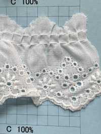 23535F Dentelle à Volants En Coton Kyowa Lace Sous-photo