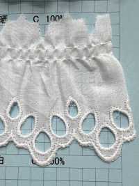8035F Dentelle à Volants En Coton Kyowa Lace Sous-photo