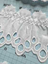 8035F Dentelle à Volants En Coton Kyowa Lace Sous-photo