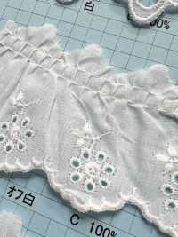 23422F Dentelle à Volants En Coton Kyowa Lace Sous-photo