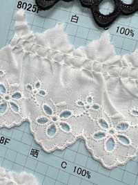 8025F Dentelle à Volants En Coton Kyowa Lace Sous-photo