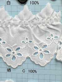 8025F Dentelle à Volants En Coton Kyowa Lace Sous-photo