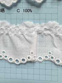 23438F Dentelle à Volants En Coton Kyowa Lace Sous-photo