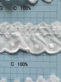 23646F Dentelle à Volants En Coton Kyowa Lace Sous-photo