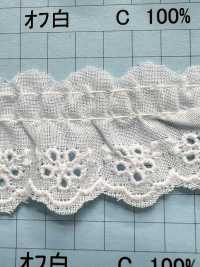 23707-1F Dentelle à Volants En Coton Kyowa Lace Sous-photo