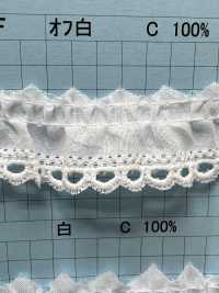 8086-1F Dentelle à Volants En Coton Kyowa Lace Sous-photo