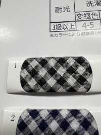 2525-WF Ruban Adhésif Double Pli T/C Gingham (Moyen à Carreaux)[Ruban Ruban Cordon] Industries Topman Sous-photo