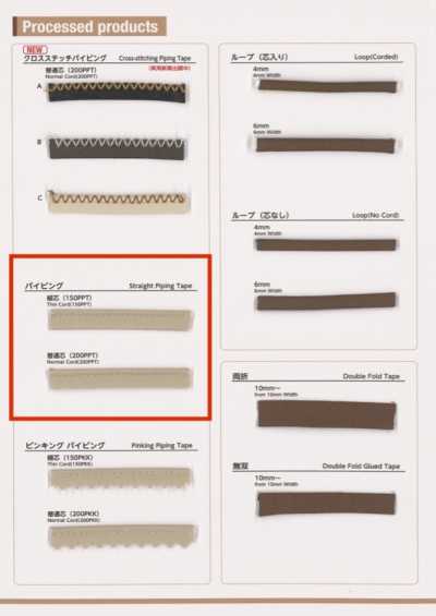 TM-0404-PPT TM Ruban passepoil en cuir synthétique