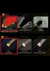 4-AL-E-C Fermeture éclair Vintage WALDES En Aluminium, Taille 4, Ruban Polyester, Extrémité Fermée Attache Asahi Sous-photo