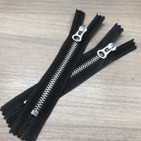 5-N-E-C Fermeture éclair Vintage WALDES, Maillechort, Taille 5, Ruban Polyester, Extrémité Fermée Attache Asahi Sous-photo