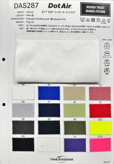 DAS287 &+® SAP mini-perforé à pois Air