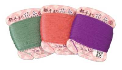 MIYAKO-HANA Fil à coudre à la main Miyako Temari Hana