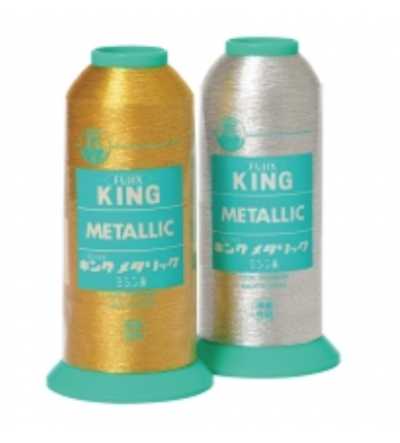 KING-METALLIC Fils à coudre métallisés King