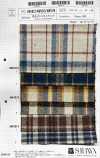 AW1813 Flanelle Mélangée Torsadée à Carreaux