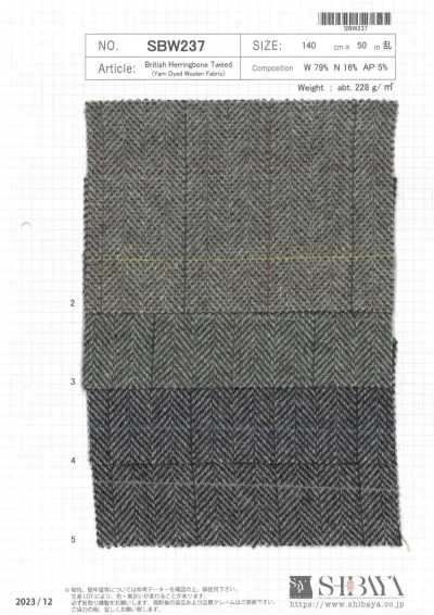 SBW237 Tweed britannique à chevrons
